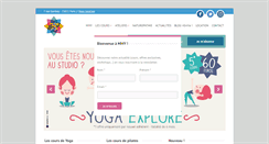 Desktop Screenshot of makemeyoga.com